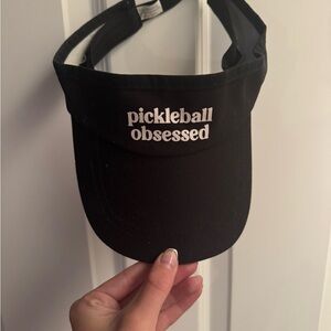 Pickleball Obsessed Black Visor